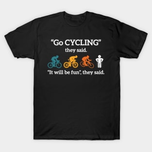 Cycling Vintage Retro 70s 80s 90s T-Shirt